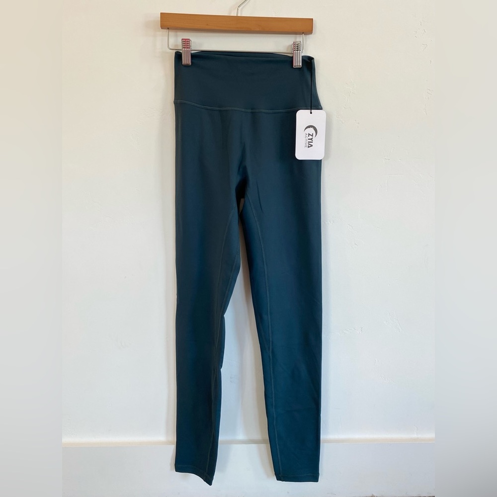 Zyia Active Dark Teal Confluence Leggings
